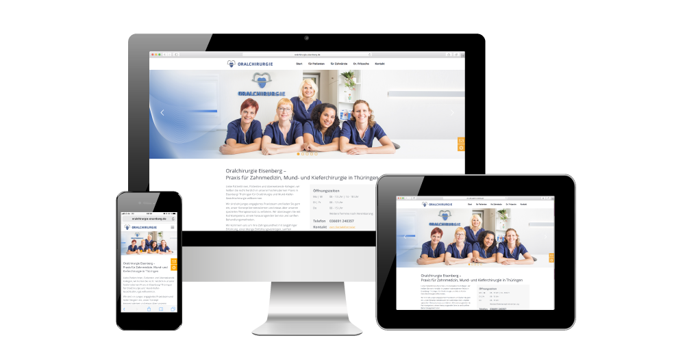 covermade Oralchirurgie Eisenberg Webseite