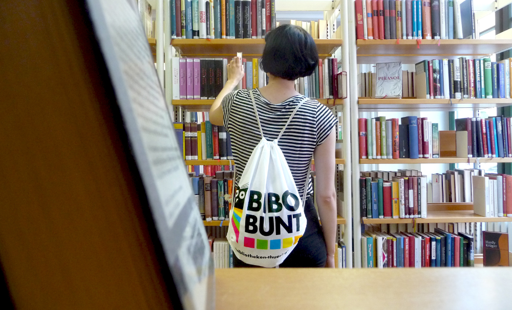 BIBOBUNT Kampagne Bibliotheken Thüringen